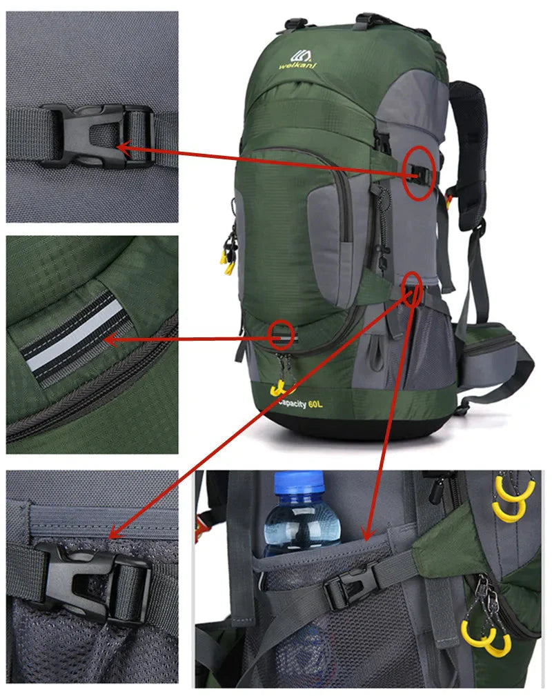 60L Backpack – Waterproof - Nylon