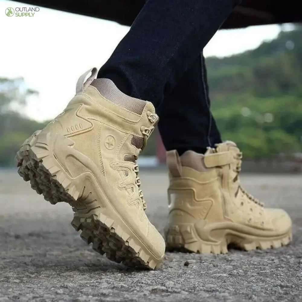 Tactical Outdoor Boots – Rugged Design - Waterproof