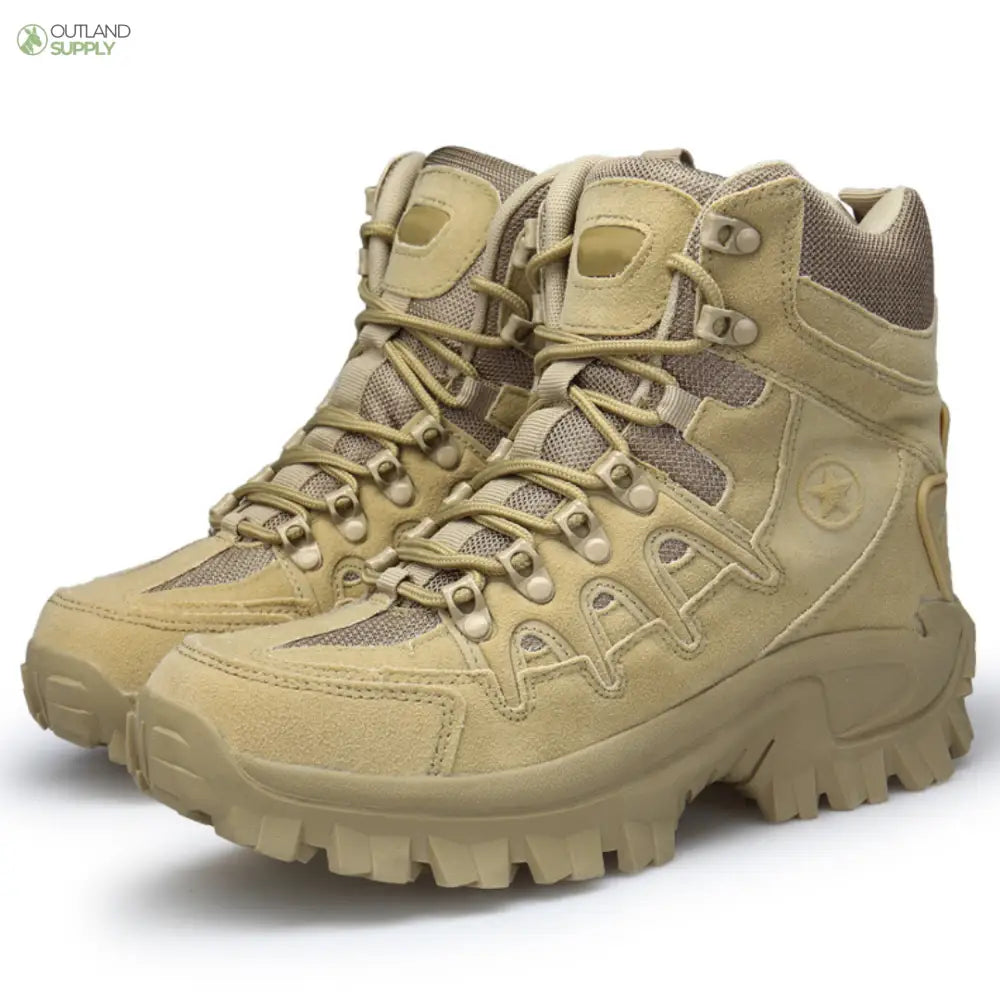Tactical Outdoor Boots – Rugged Design - Waterproof